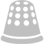 silver thimble icon