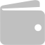 silver wallet icon