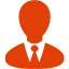 soylent red businessman icon