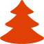 soylent red coniferous tree icon