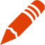 soylent red crayon icon