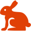 soylent red easter rabbit icon