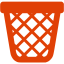 soylent red empty trash icon