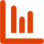 soylent red line chart icon