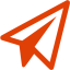 soylent red paper plane icon