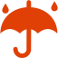 soylent red rainy weather icon