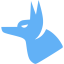 tropical blue anubis icon