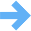 tropical blue arrow 19 icon