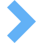 tropical blue arrow 24 icon