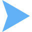 tropical blue arrow 34 icon