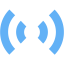 tropical blue audio icon