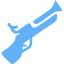 tropical blue blunderbuss icon