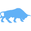 tropical blue bull 2 icon