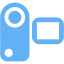 tropical blue camcoder icon