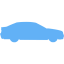 tropical blue car 22 icon