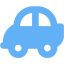 tropical blue car 28 icon