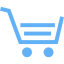 tropical blue cart 11 icon