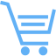 tropical blue cart 37 icon