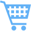 tropical blue cart 4 icon