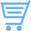 tropical blue cart 52 icon