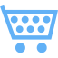 tropical blue cart 54 icon