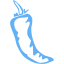 tropical blue chili pepper 13 icon