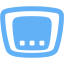 tropical blue cisco router icon