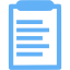 tropical blue clipboard 8 icon