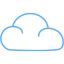 tropical blue cloud 2 icon