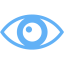 tropical blue eye 3 icon