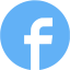 tropical blue facebook 7 icon