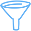 tropical blue filter icon