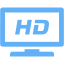 tropical blue hdtv icon