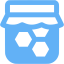 tropical blue honey icon