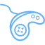 tropical blue joystick 4 icon