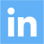 tropical blue linkedin 2 icon