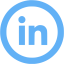 tropical blue linkedin 5 icon