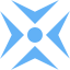 tropical blue meeting point icon