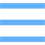 tropical blue menu 4 icon