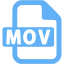 tropical blue mov icon