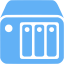 tropical blue nas icon