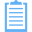 tropical blue notepad 2 icon