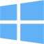 tropical blue os windows8 icon