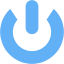 tropical blue power 3 icon