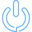 tropical blue power 4 icon