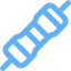 tropical blue resistor icon