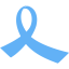 tropical blue ribbon 13 icon