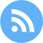 tropical blue rss 4 icon