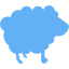 tropical blue sheep 3 icon