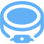tropical blue shoe polish icon